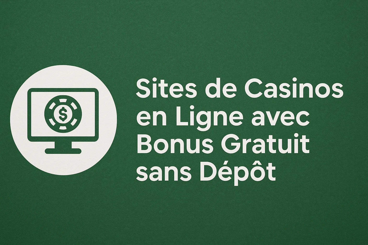 Sites de Casinos en Ligne avec Bonus Gratuit sans D?p?t